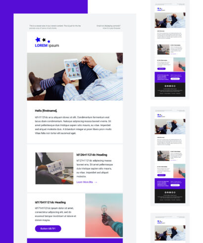 Service and Paroduct Email Template