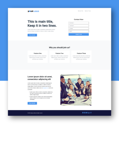 Basic Pardot Landing Page