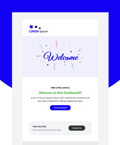 Welcome Email Template