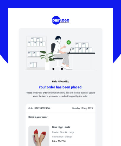 Order Placed Confirmation