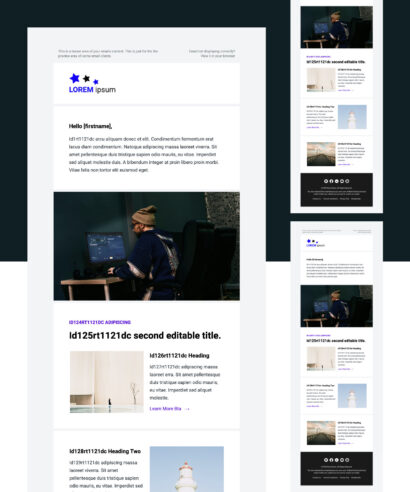 Zig Zag Email Template