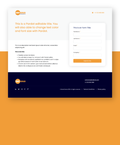 Simple Event Page